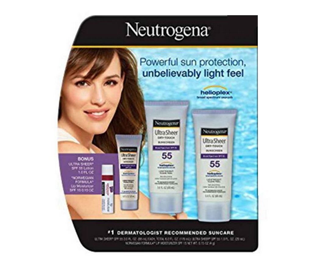 Neutrogena Sunscreen Lotion with Lip Balm - USA