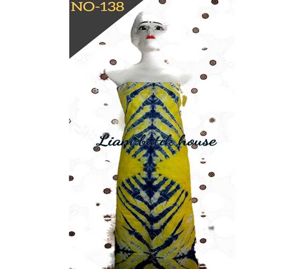 Unstitched Cotton Batik Kameez