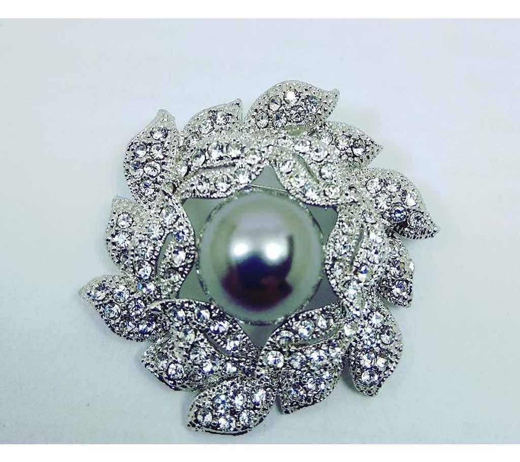 artificial pearl hijab pin 