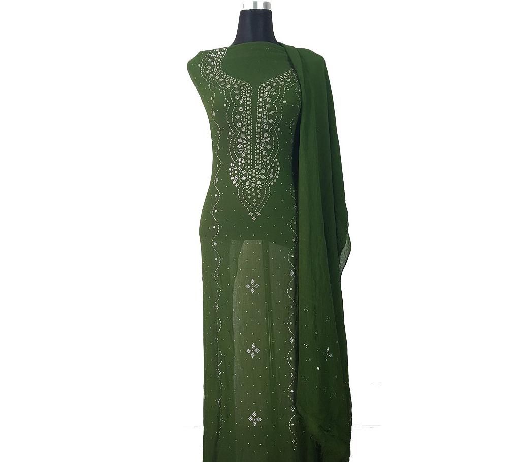 Pakistan unstiched kamdani-chiffon 2 pieces