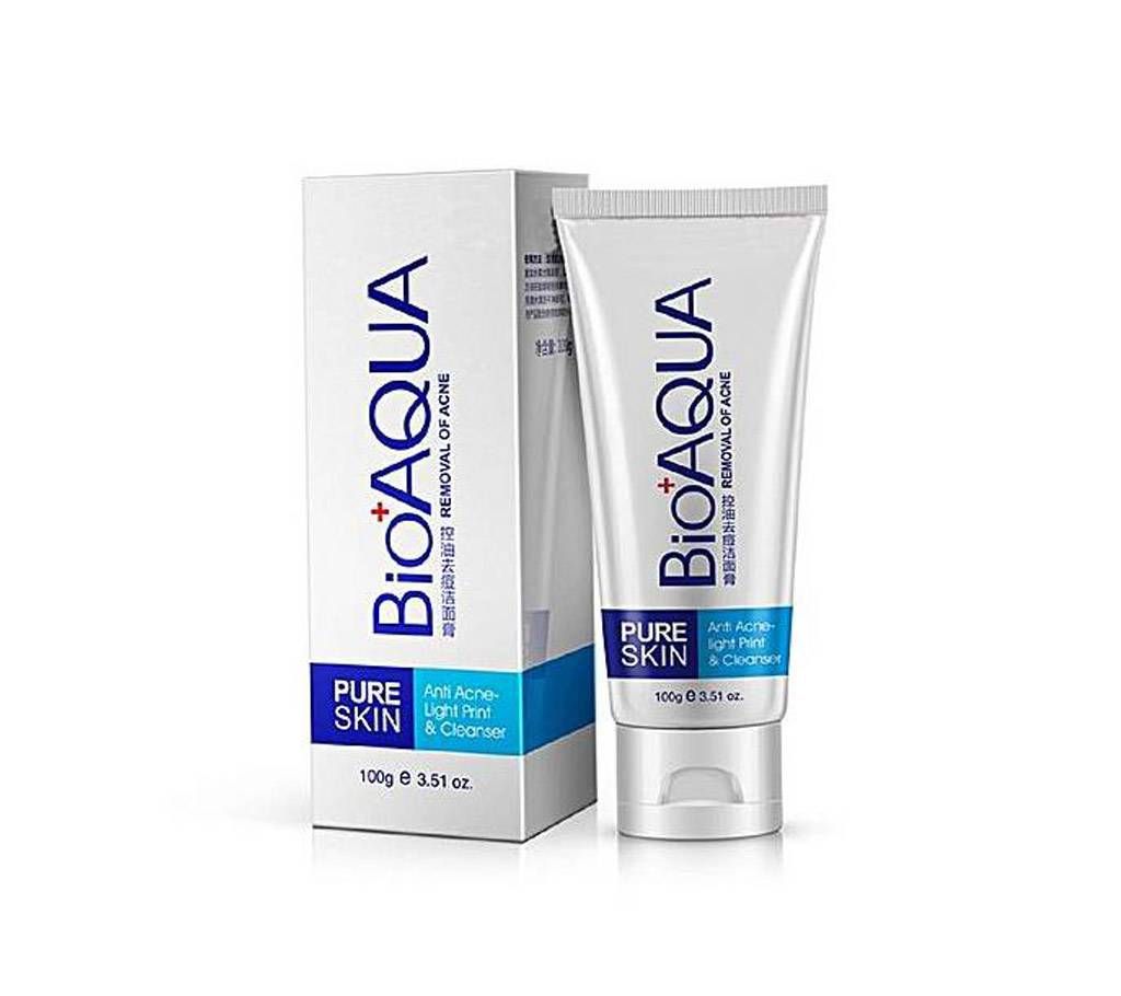 BIOAQUA Pure Skin Anti Acne Light Print and Cleaner China