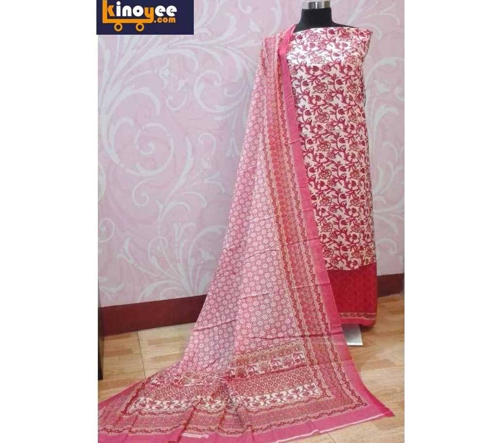 Jayapuri Unstitched Cotton Salwar Kameez