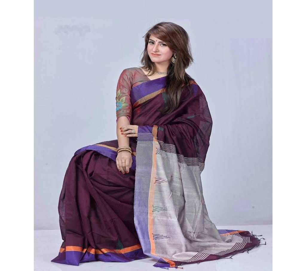 monipuri Tasar silk sari