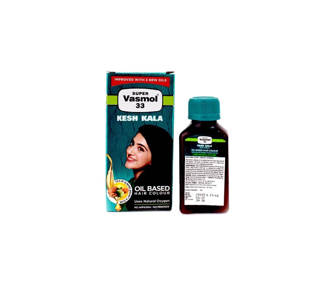 Super Vasmol 33 Kesh Kala Oil Based Hair Colour 100ml India