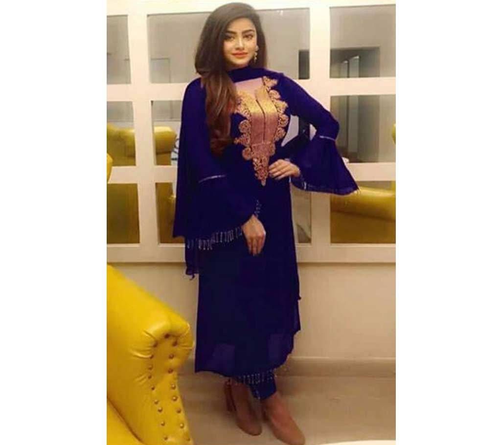 Gorgeous Embroidery Georgette Kameez