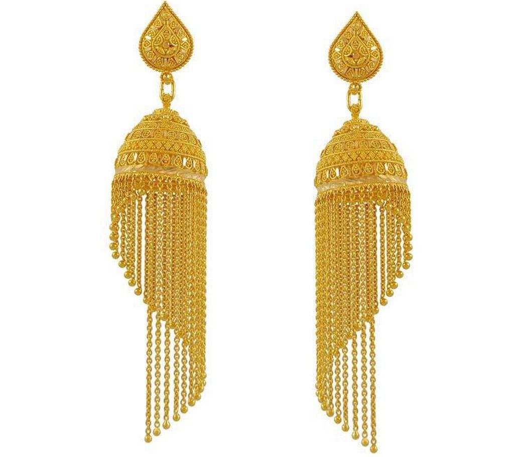 Gold plated jhumka