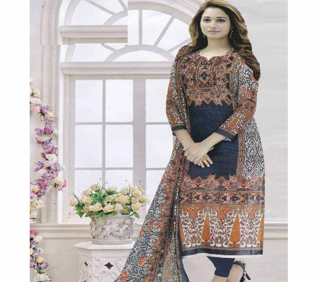 Unstitched (copy) Cotton lawn three piece