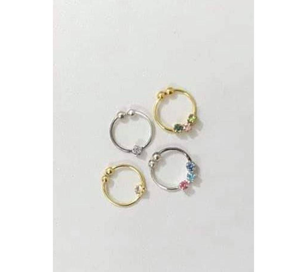 Nose Ring 4 Piece Combo Offer 