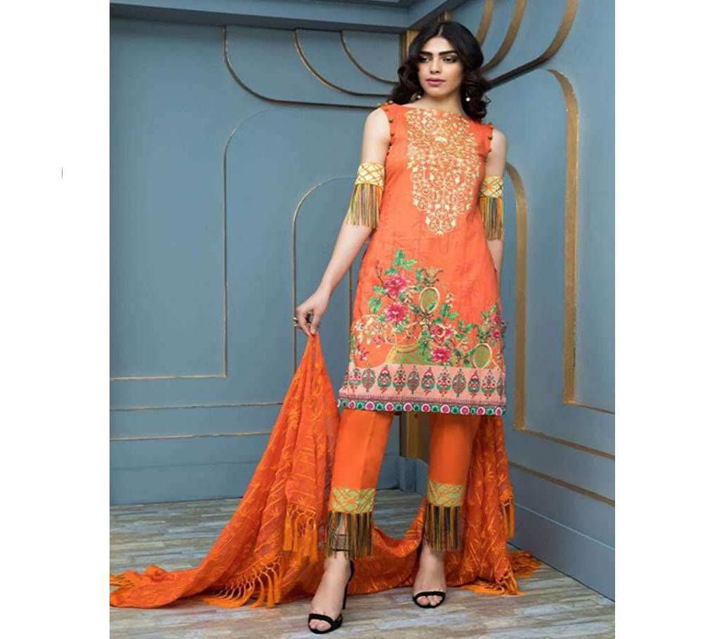 Tehzeeb Gulljee 03 Orange Digital