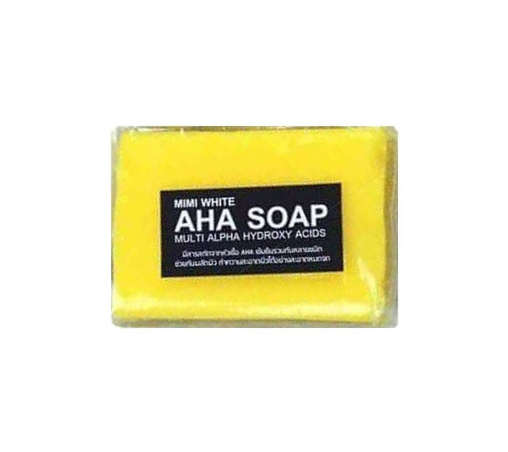 mimi white aha soap 80 gm china