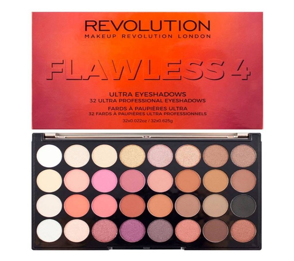 Makeup Revolution 32 eyeshadow palette Flawless 4 30g - UK 