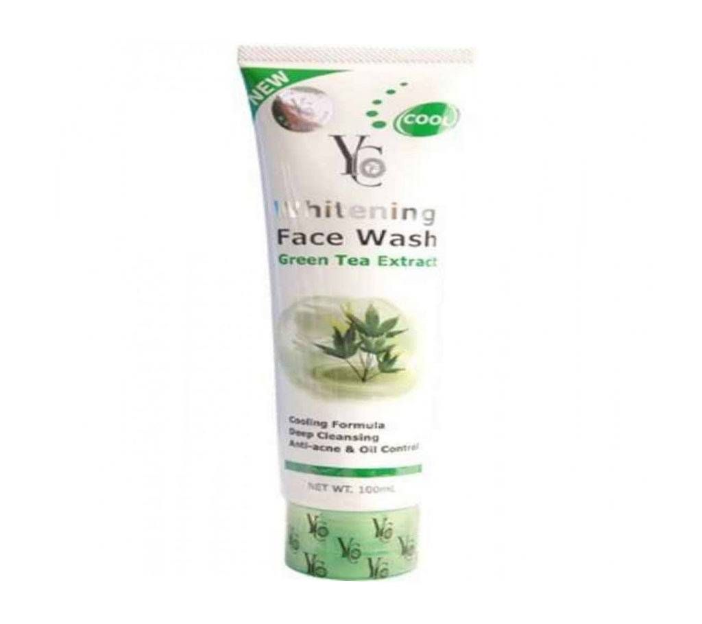 YC WHITENING FACE WASH GREEN TEA EXTRACT 100 ml Thailand 