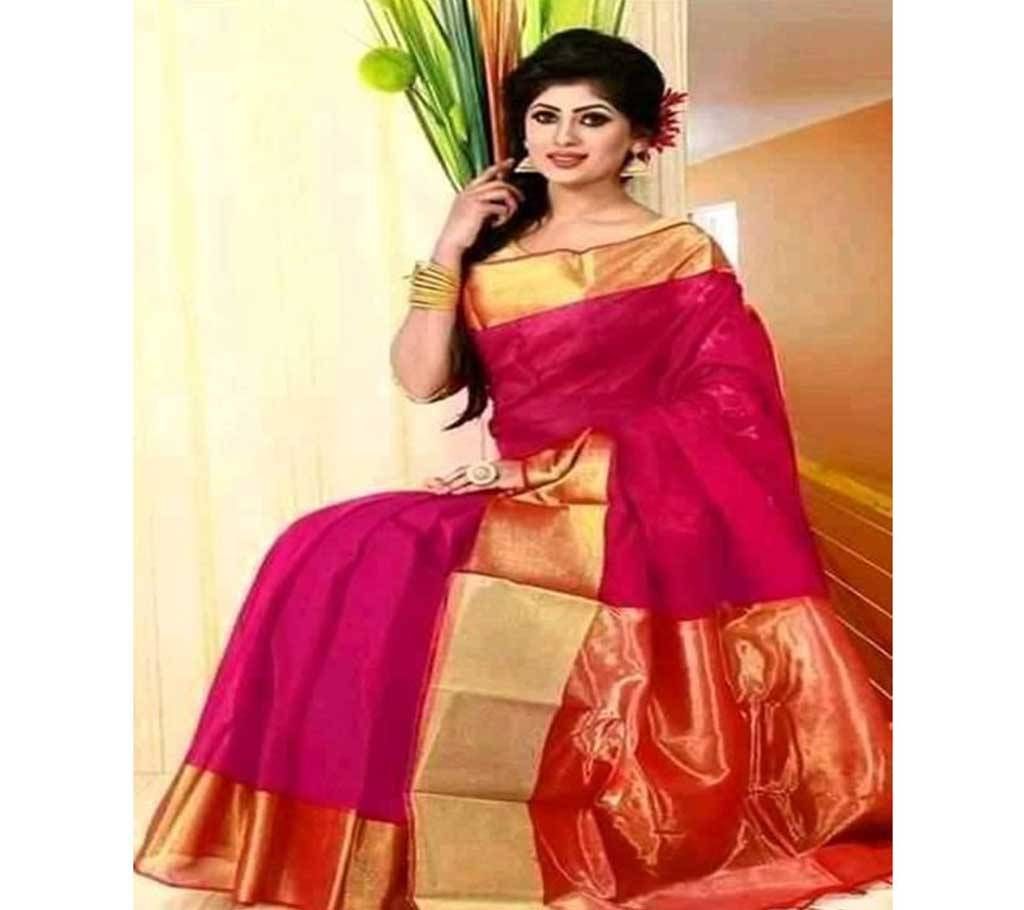 Tangaile Tater half silk Saree