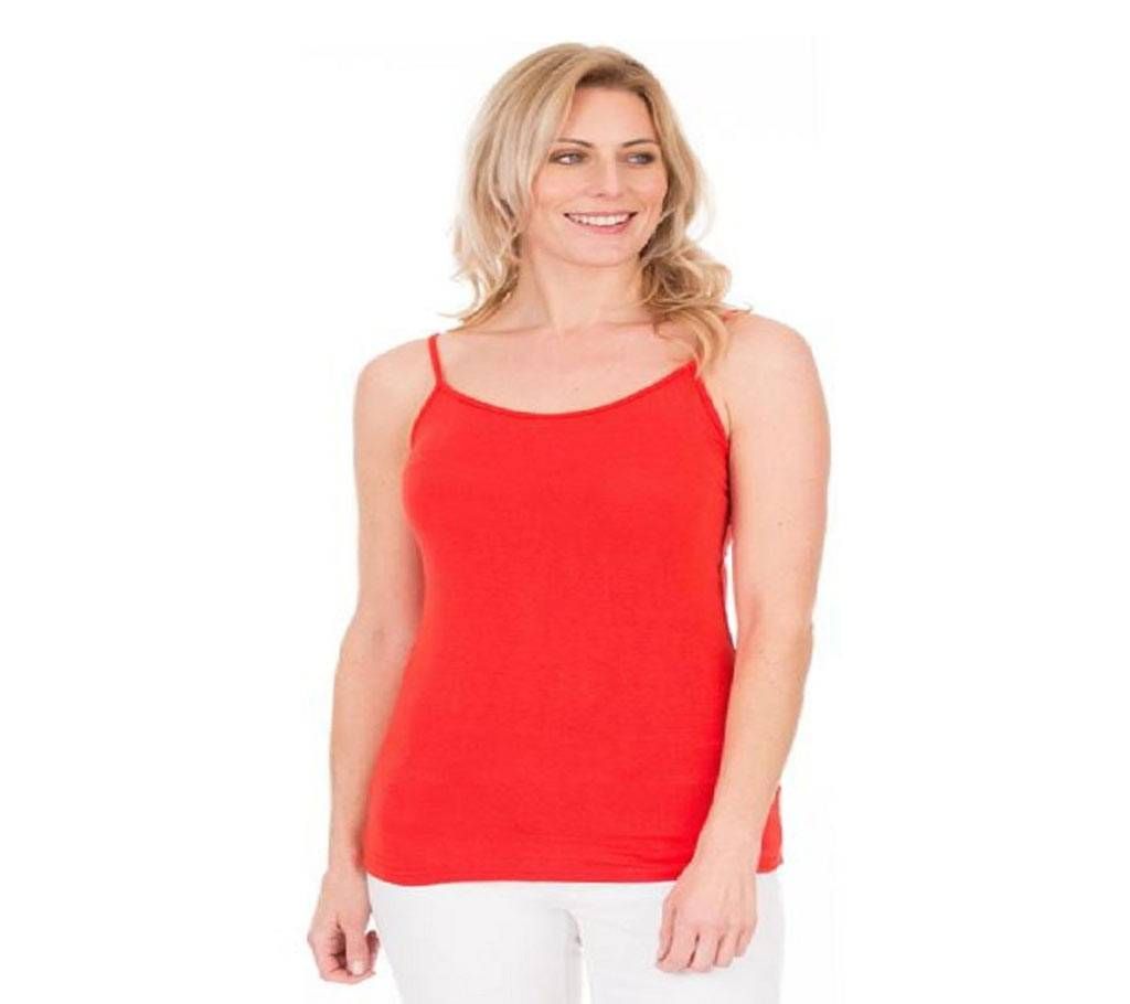 Ladies Multicolored Adjustable Strappy Jersey Cami Top/Tank Top