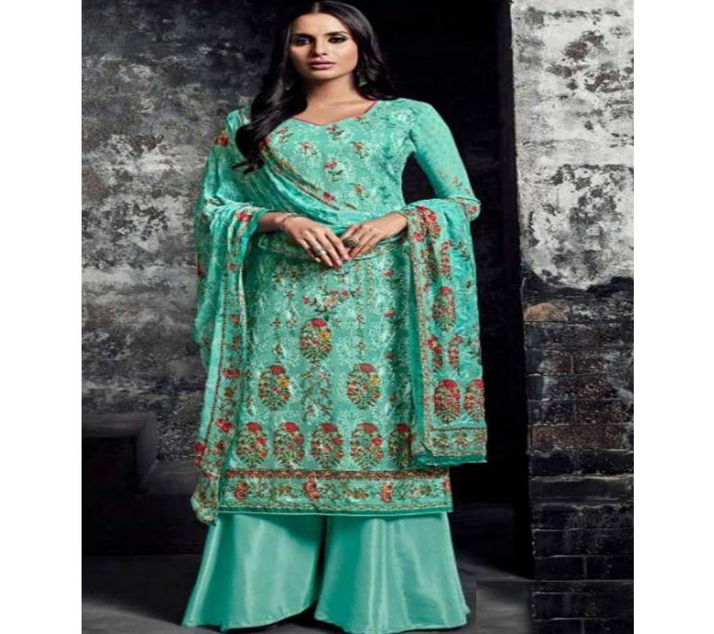Hansa Husna Ara Embroidery Three Piece - 1403