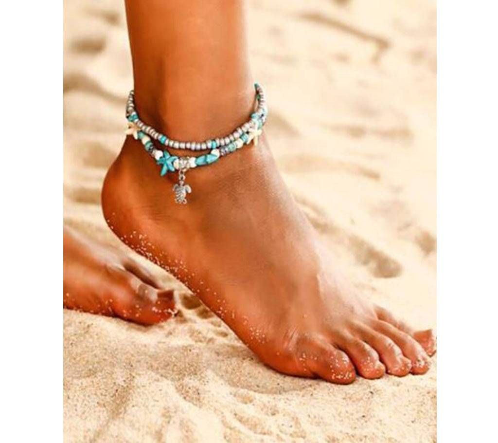 New Fashion Bohemian Beads Sea Turtle Anklets For Women