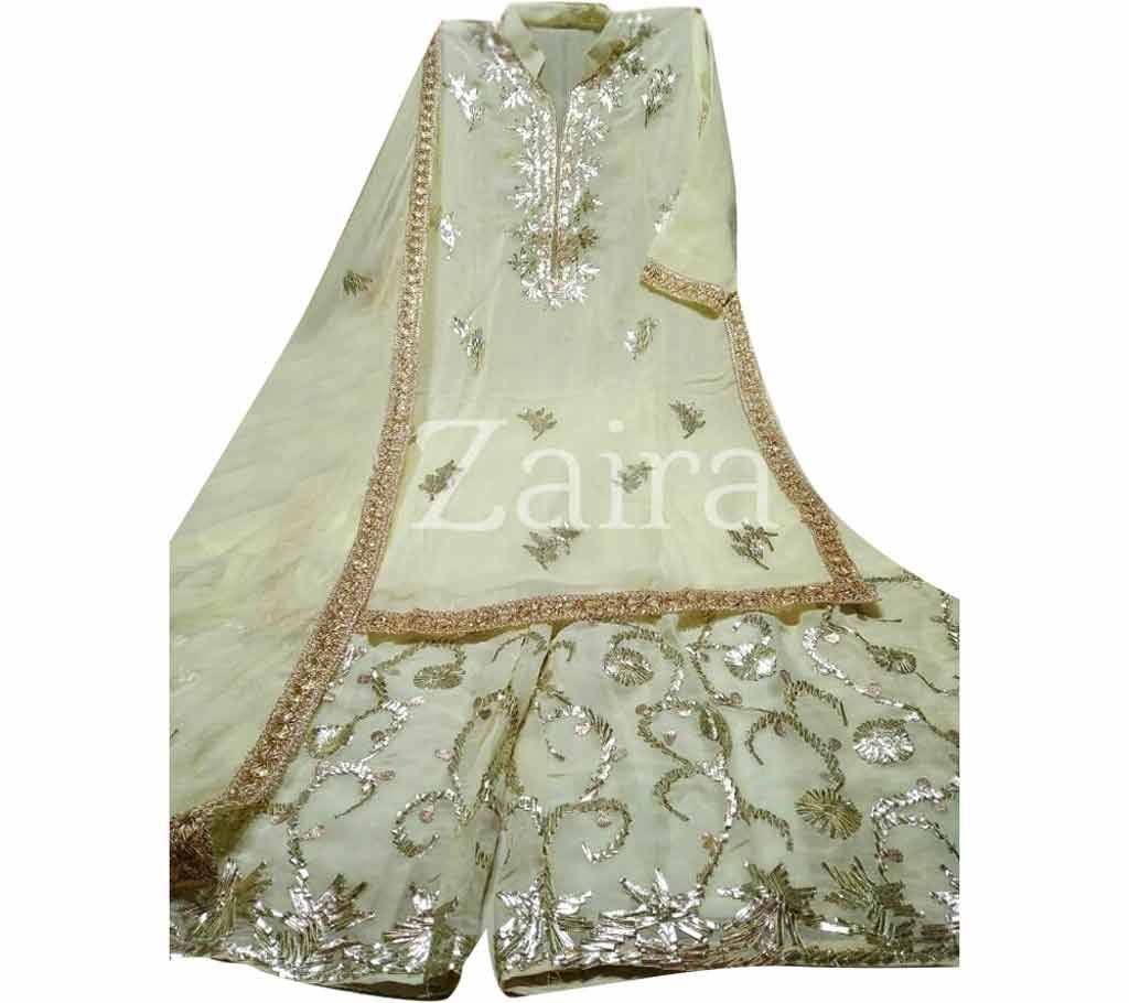 Zaira Georgette Trendy Semistitched 3Pc
