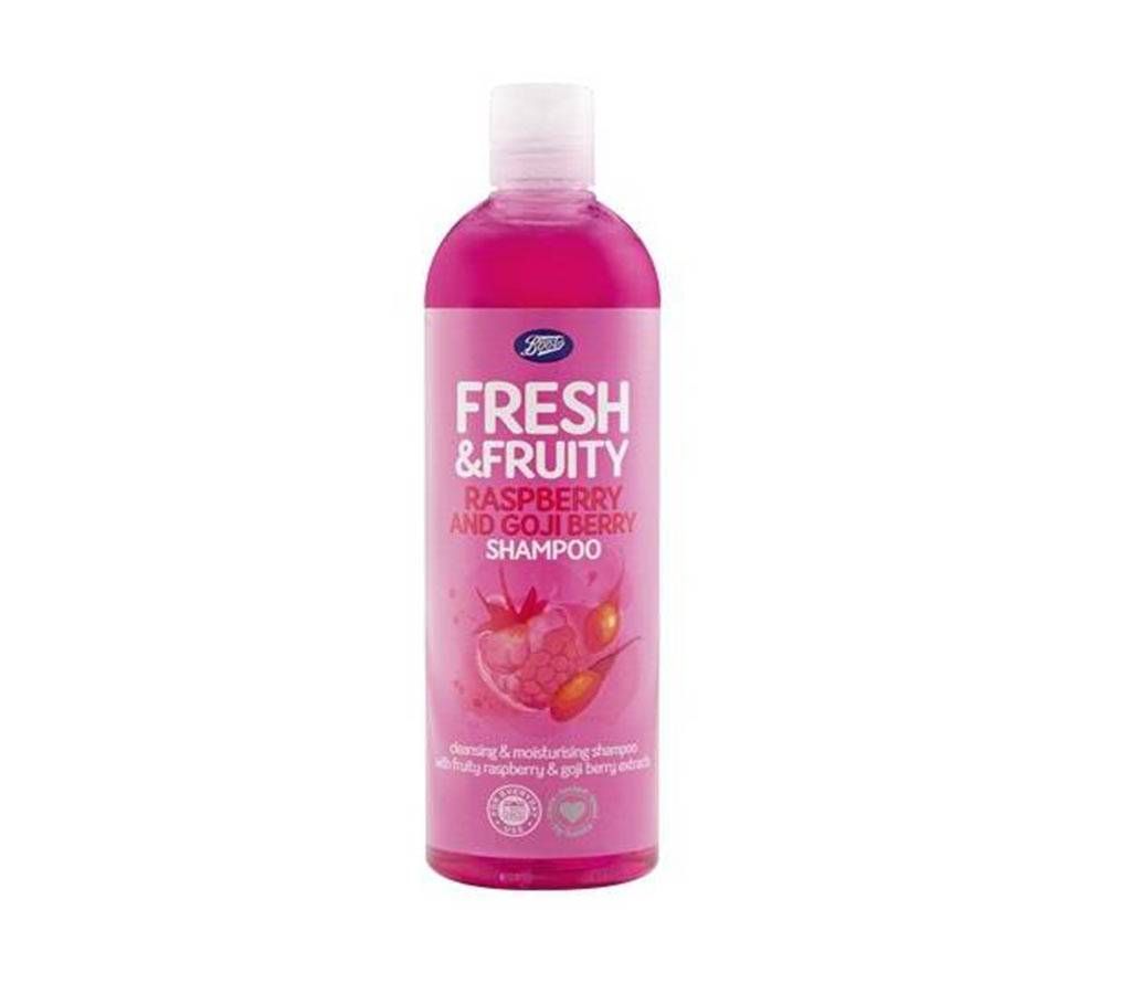 Boots Fresh and Fruity Raspberry and Goji Berry Shampoo, 500 ml, UK
