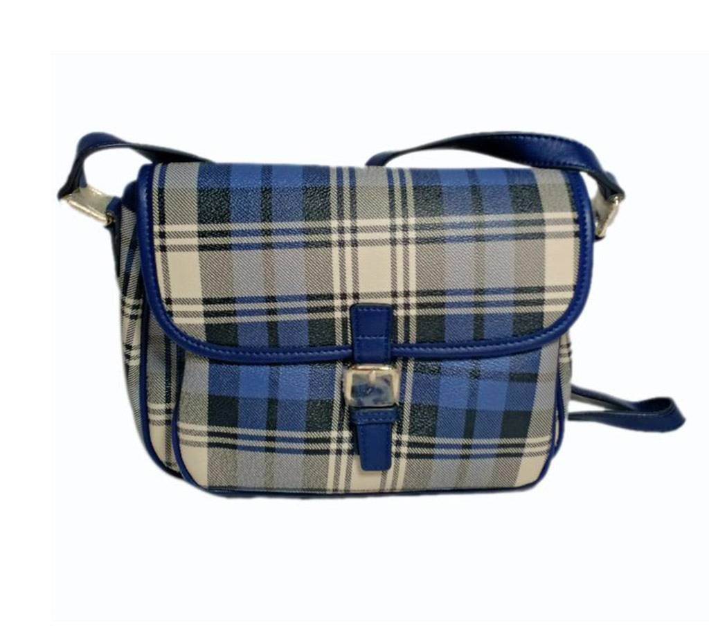 Women Plaid Handbag Shoulder Leather Messenger Hobo Bag Satchel Purse Tote