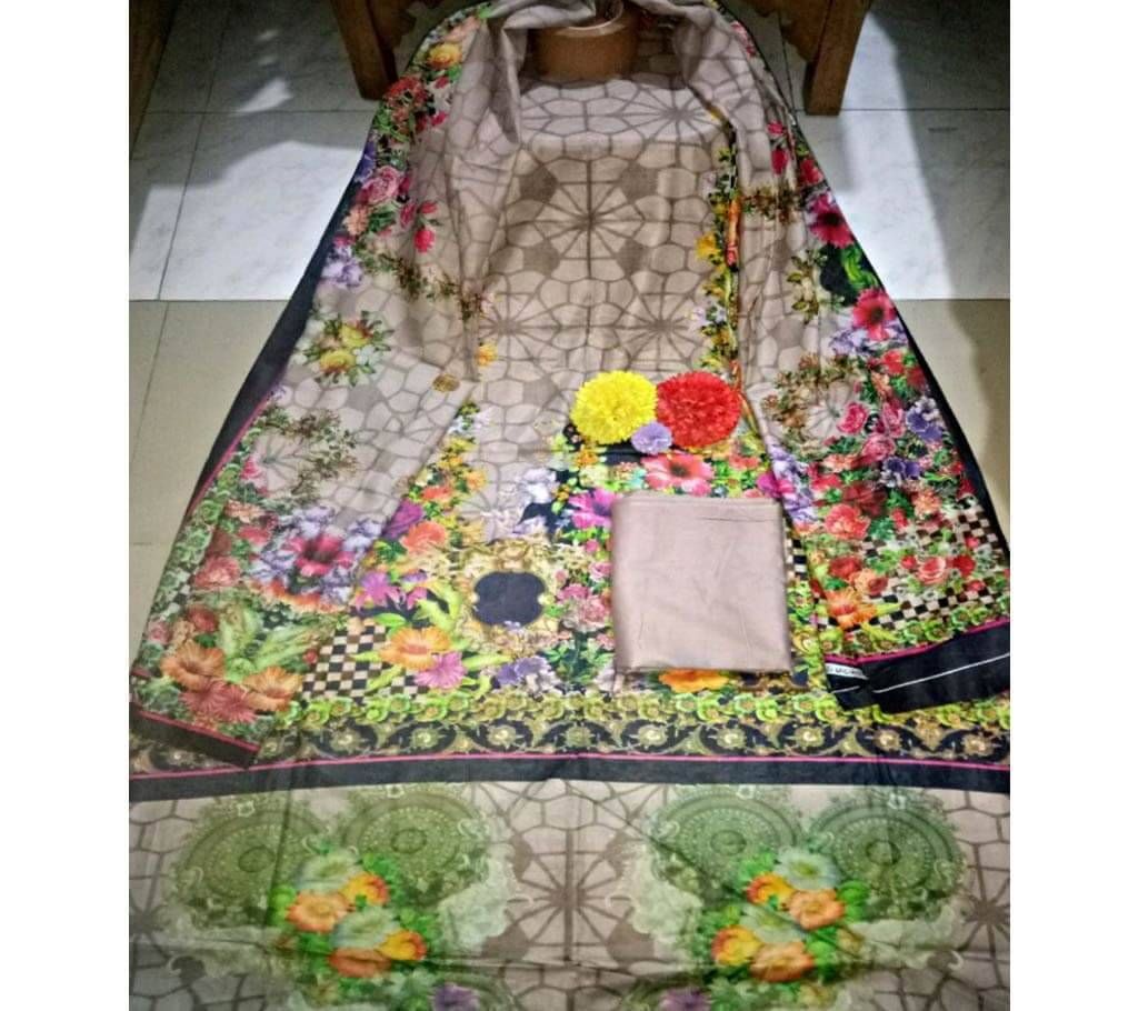 Unstitched Sahazadi Digital Print 3 pice - 010 - 3NDF