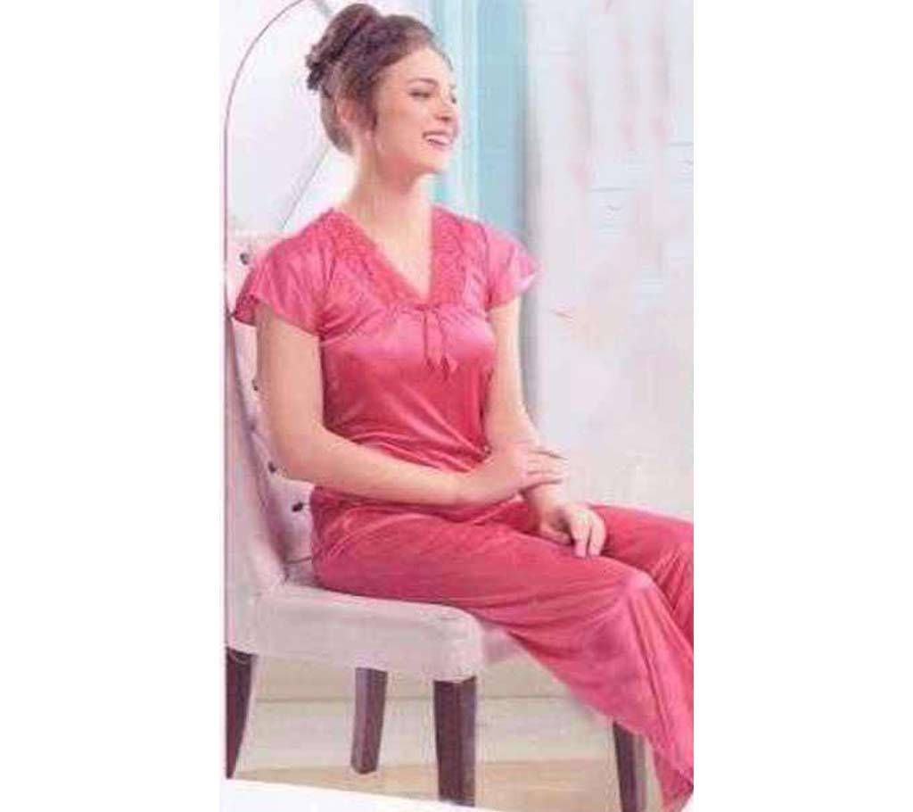 Fashionable Six Part Nighty-6444 Onion - 1pcs