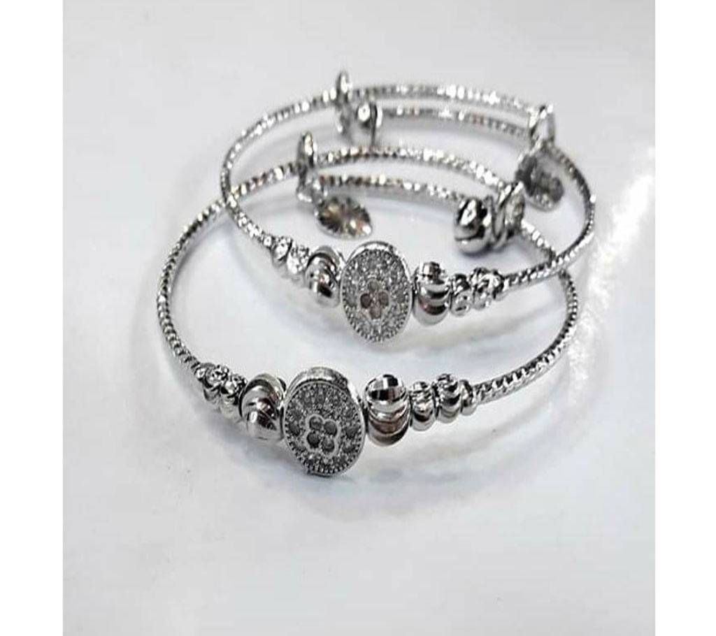 Silver Bangles Bracelet For Women