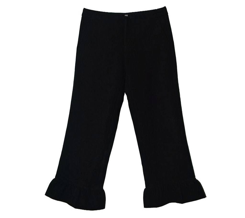 Black Formal Pants For Ladies