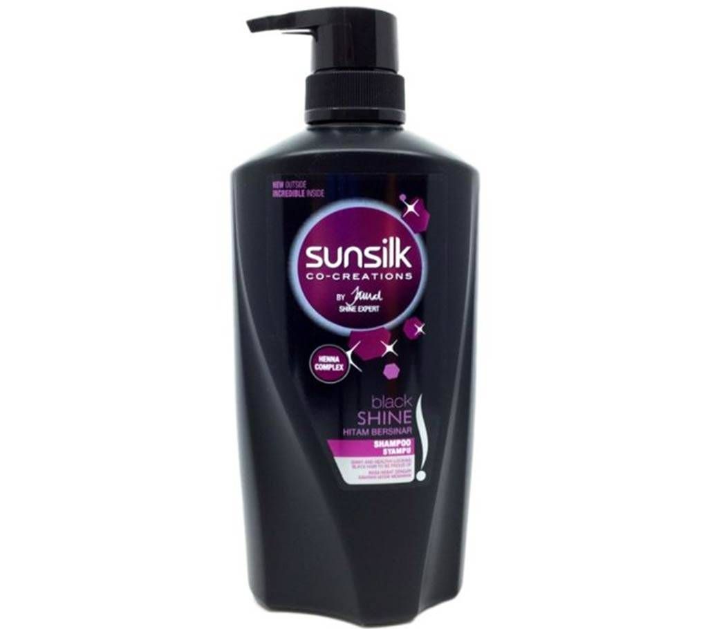 Sunsilk Shampoo Black Shine  650ML-Thailand