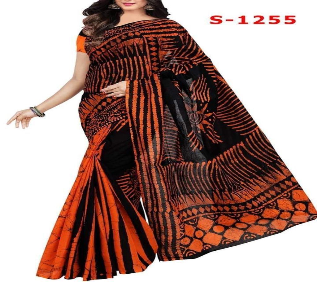 Mom Batik Cotton Saree S1255 Alo