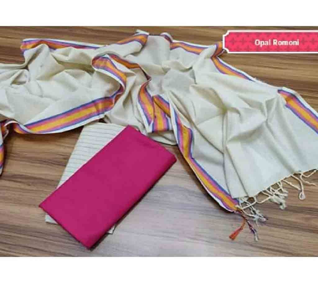 Homemade Tat Original Cotton Multi Color Deshi Shalwar Kameez-88