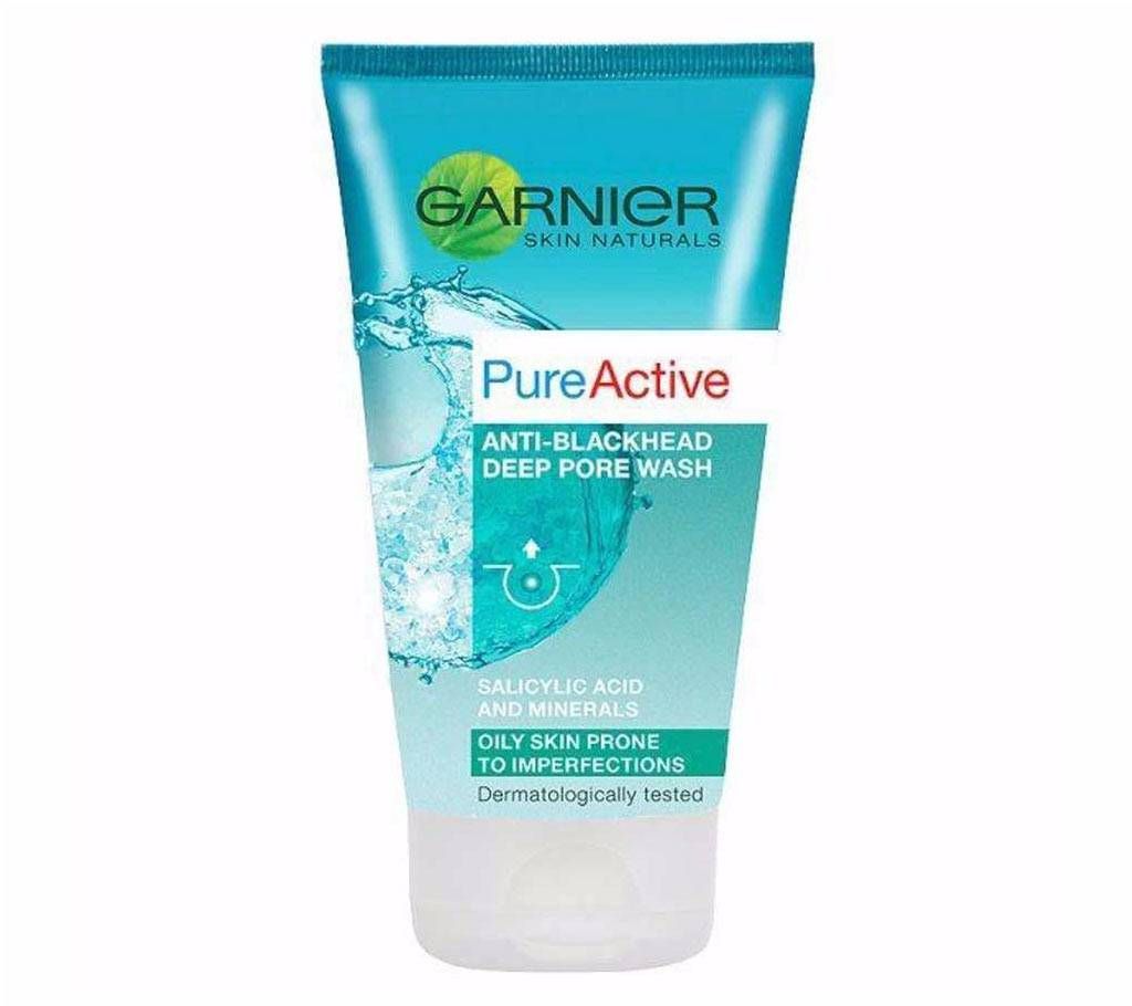 Garnier pure active face wash 