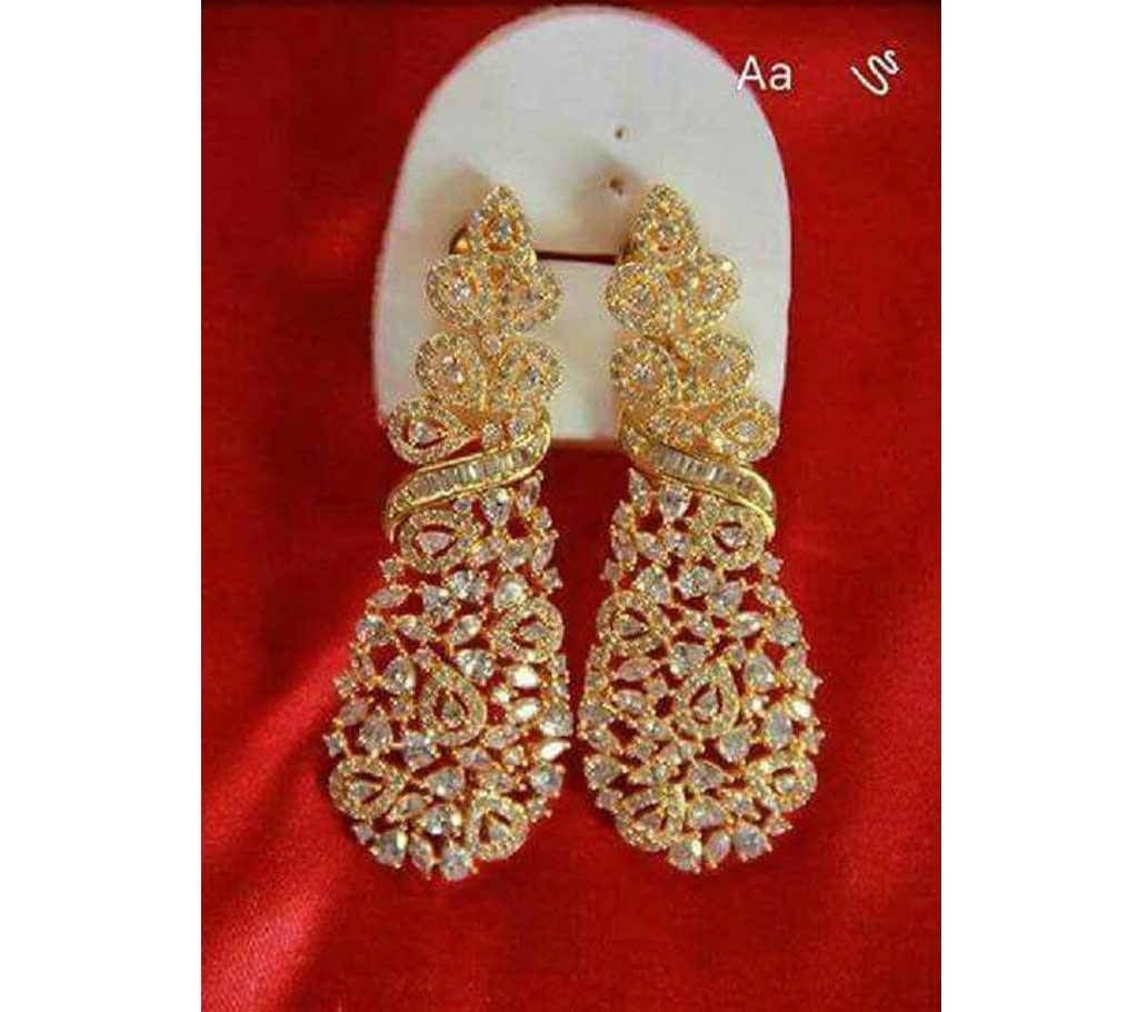 Diamond cut ear ring