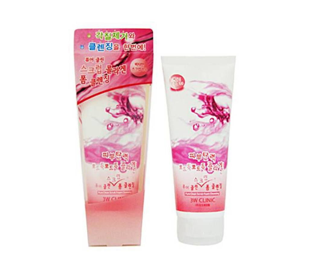 Pure clean Collagen scrub foam 