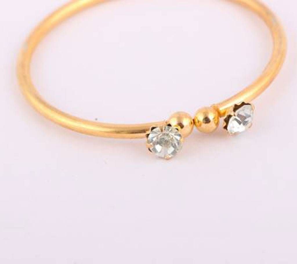 Gold Plated Stone Setting Bangles 2 pc