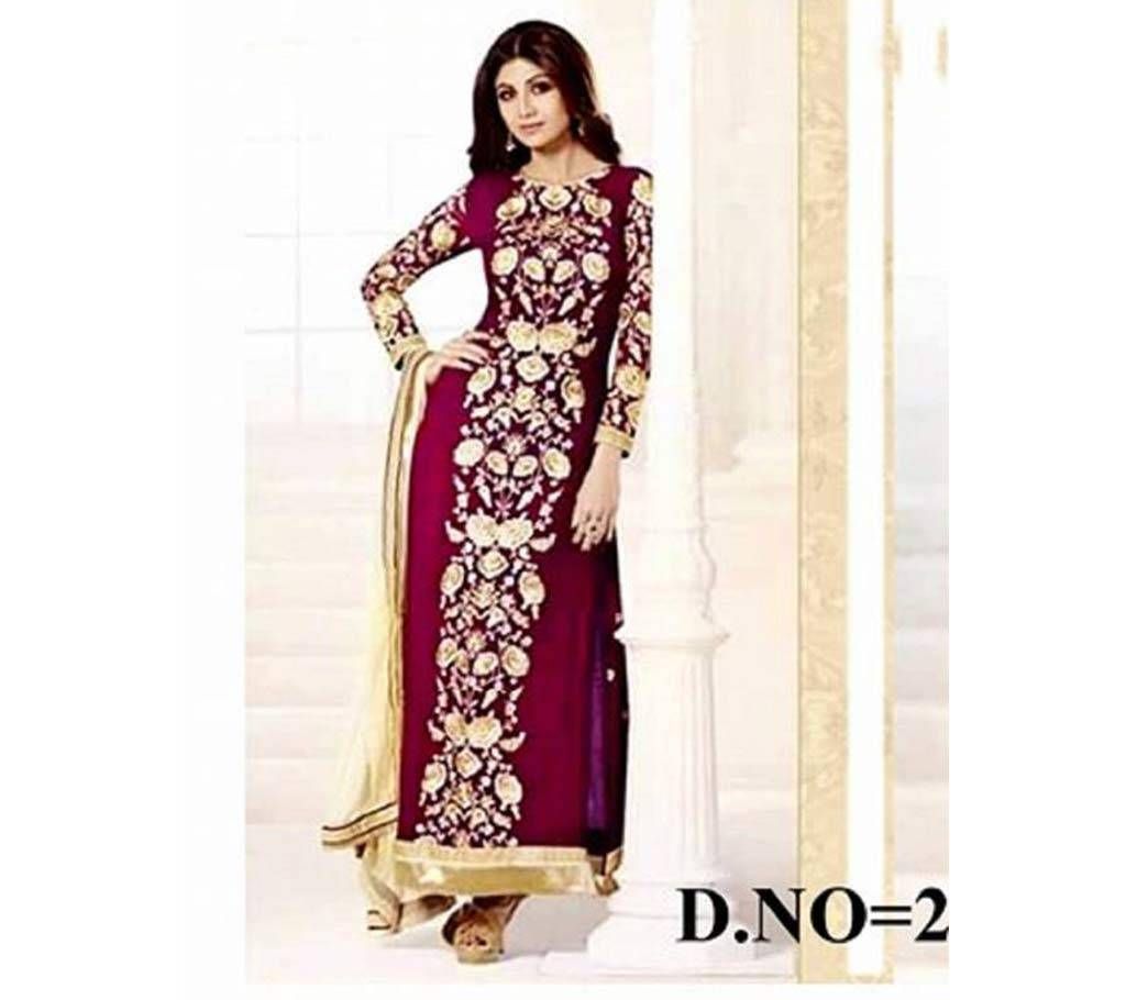 Unstiched block printed cotton Three piece- copy 