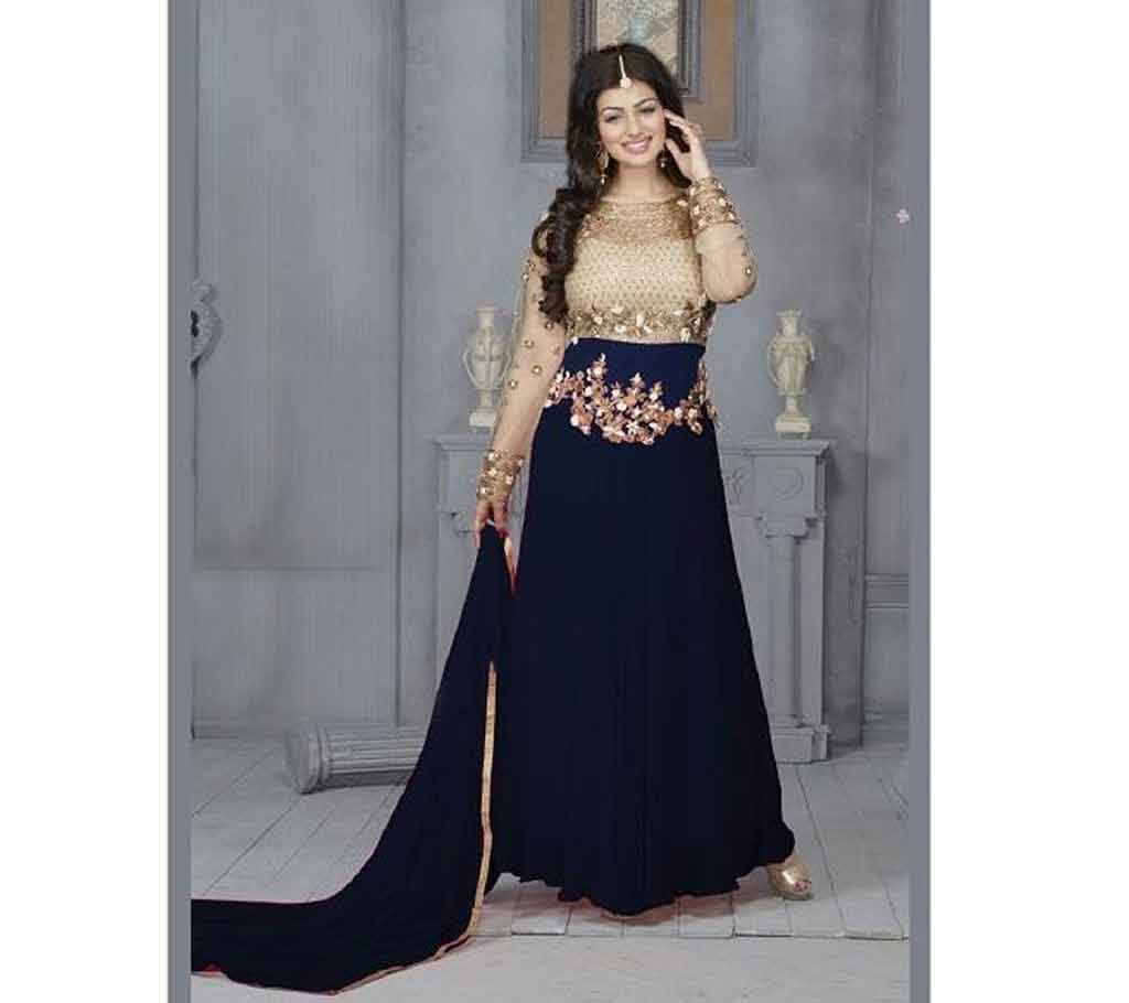Ayesha Takia Blue Georgette Long Anarkali Suit