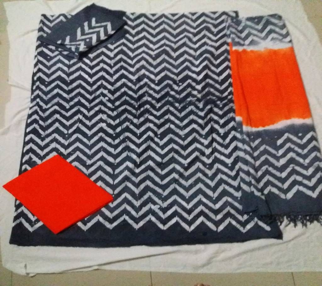 Unstitched Origendy batik three piece