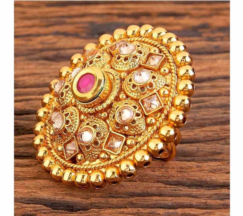 ANTIQUE CLASSIC RINGS WITH GOLD PLATING 17976 (by Pink Point - KJ17976)