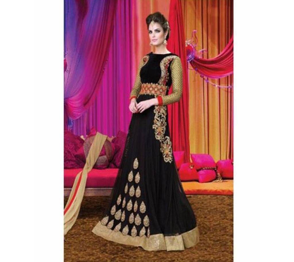Indian semistitched replica georgette anarkoli suit 