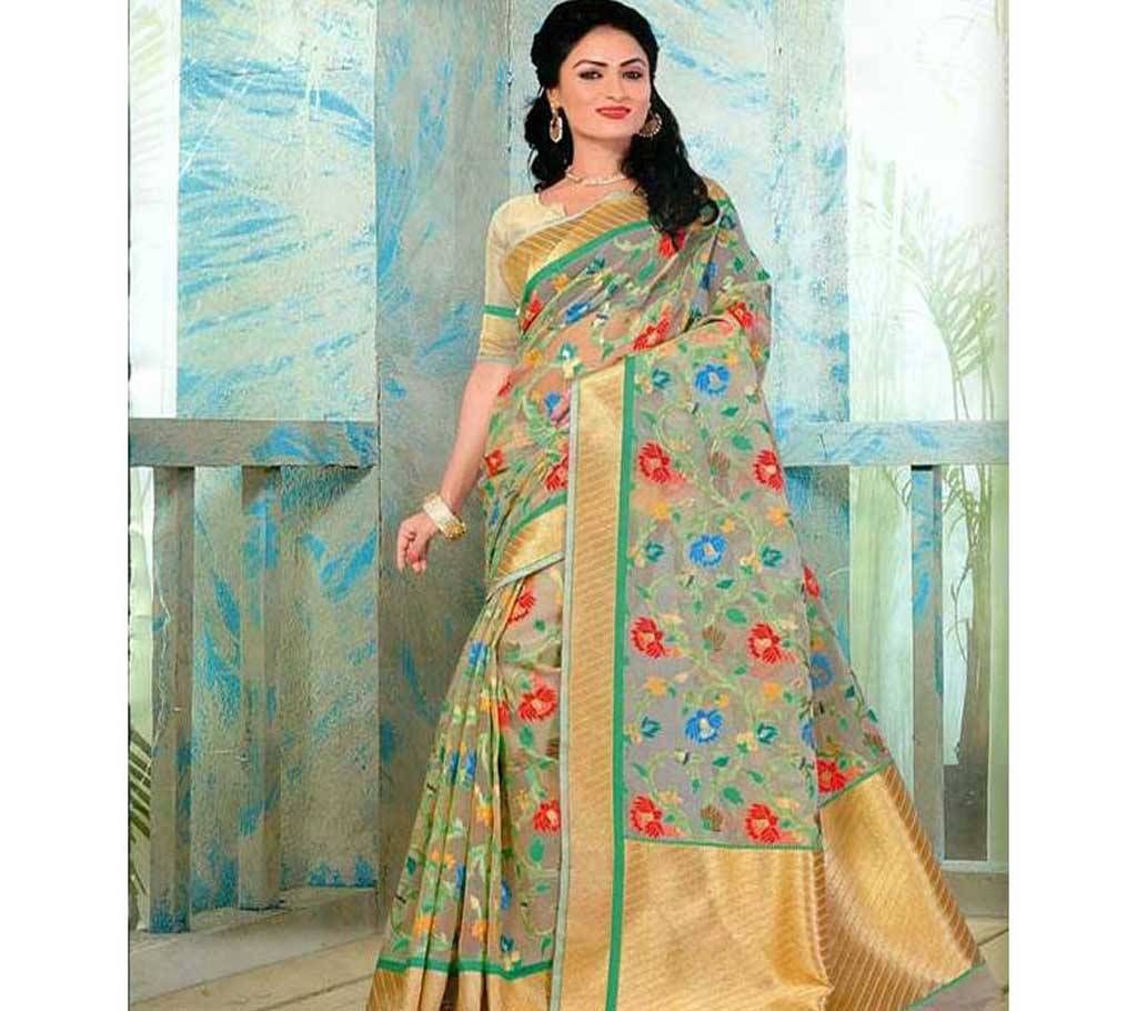Indian Banarasi Jaal Saree For Women