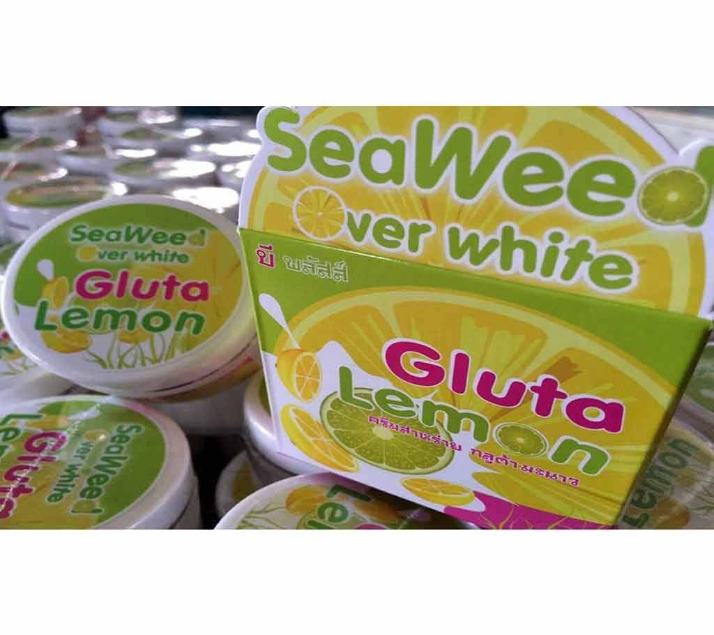 Seaweed White Gluta Lemon Mask Body Underarm Cream 50gThailand 
