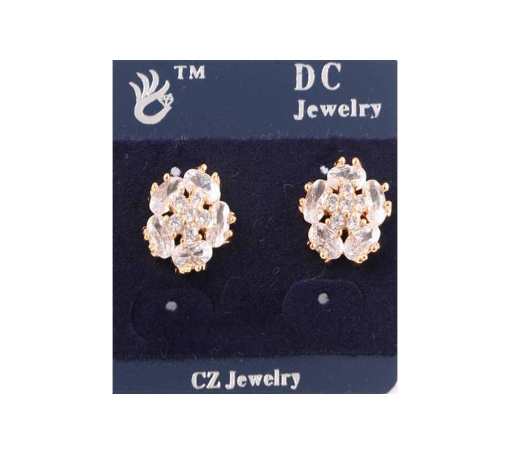 american diamond cut jhumka-641