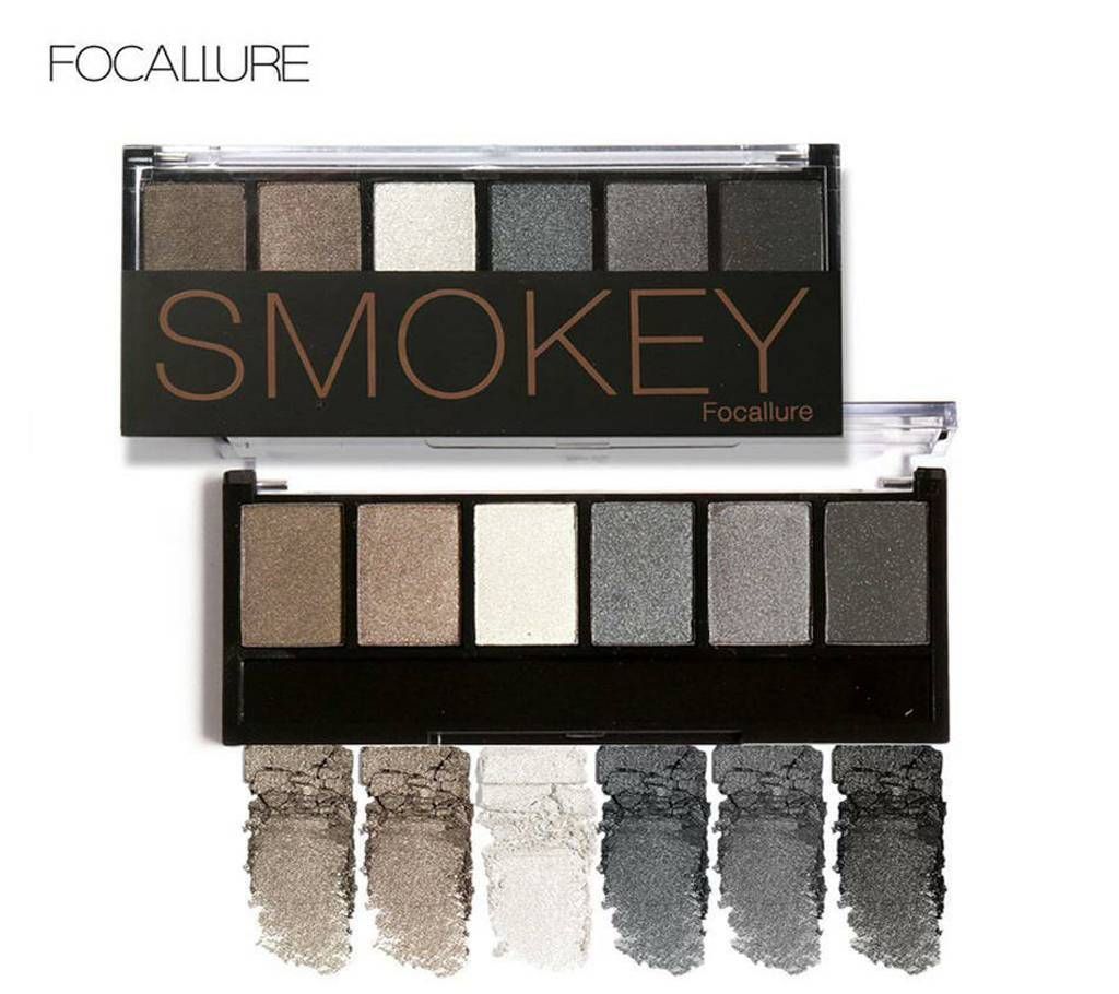 Focallure Eye-shadow Palate - 6 Color- Chine