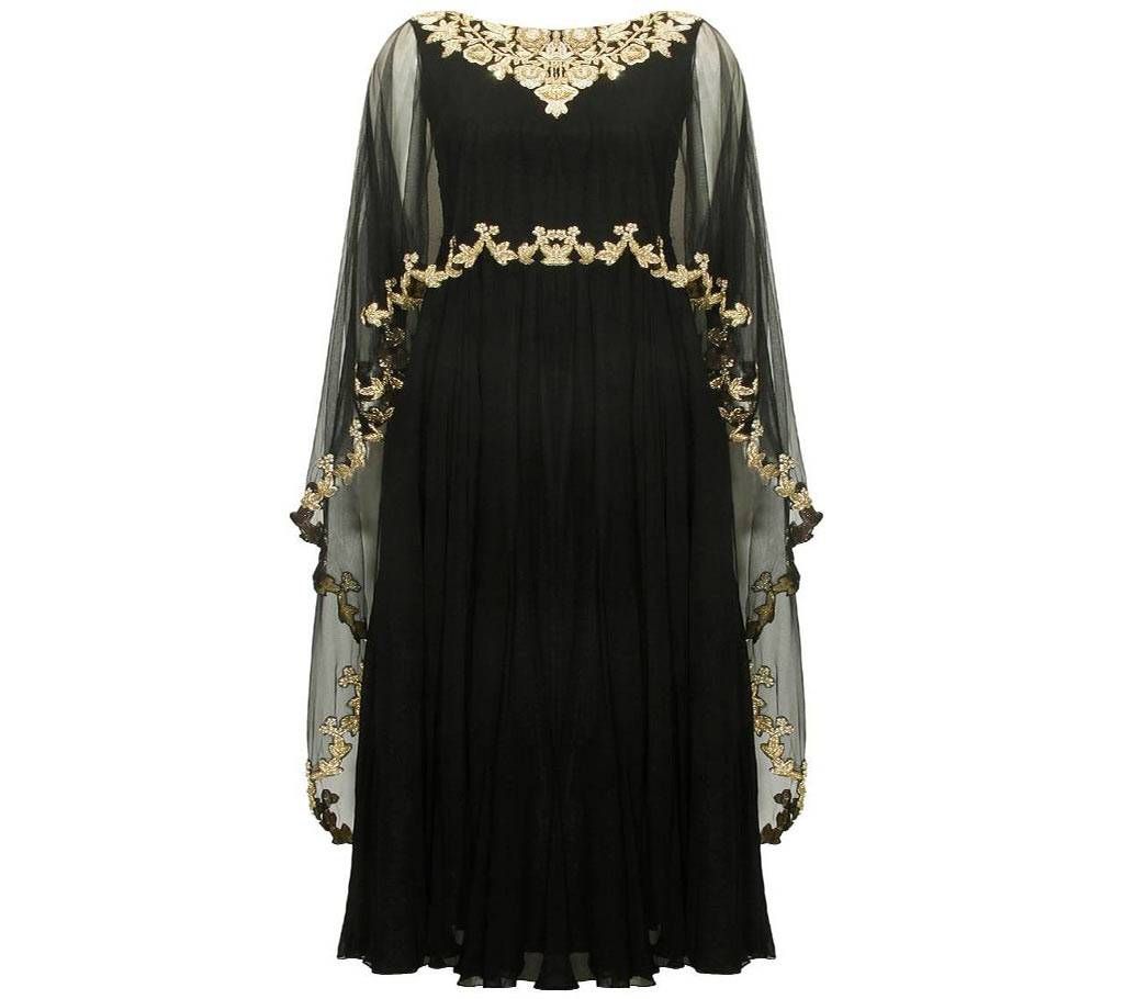 Gorgeous Embroidery Georgette Cape