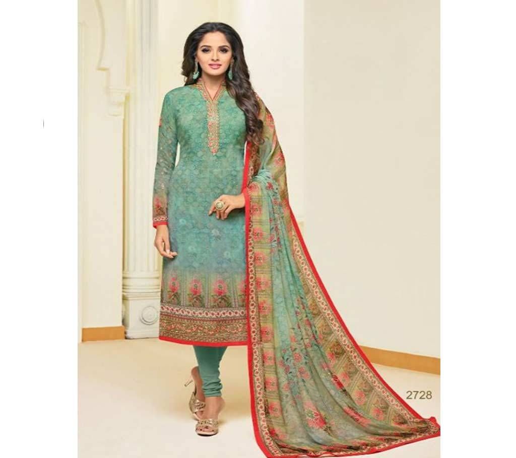 Unstithced Three Piece MEERA ZISA HARMONY VOL 4 - 2728 - IND1444