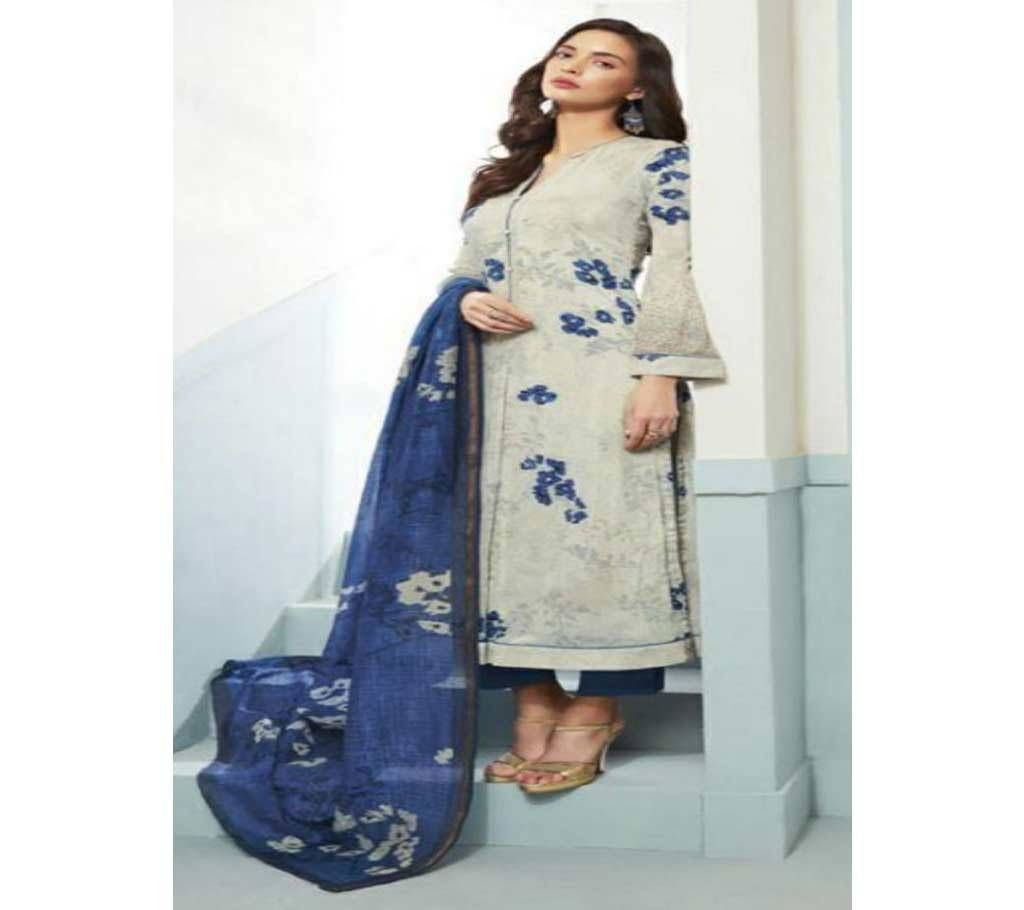 Sarg Parnika - 491 Unstitched Cotton Suit