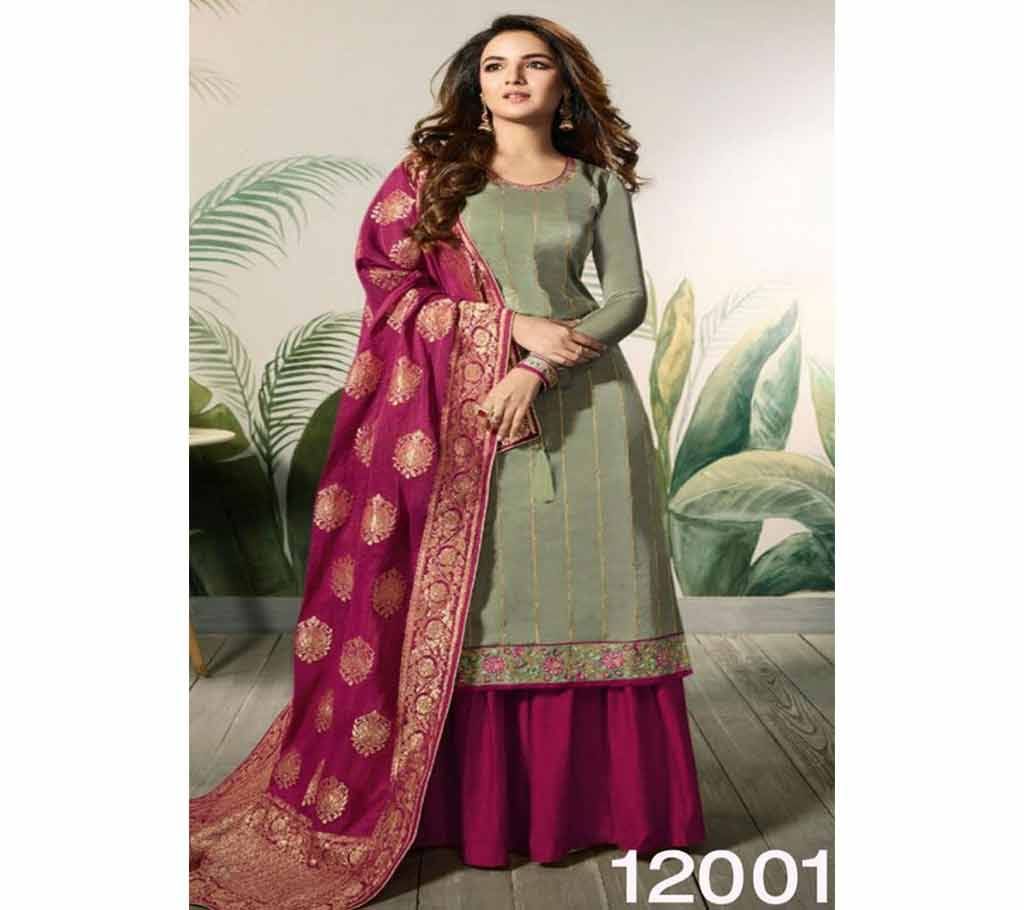 Amirah Unstitched Benarashi Three Piece -12001