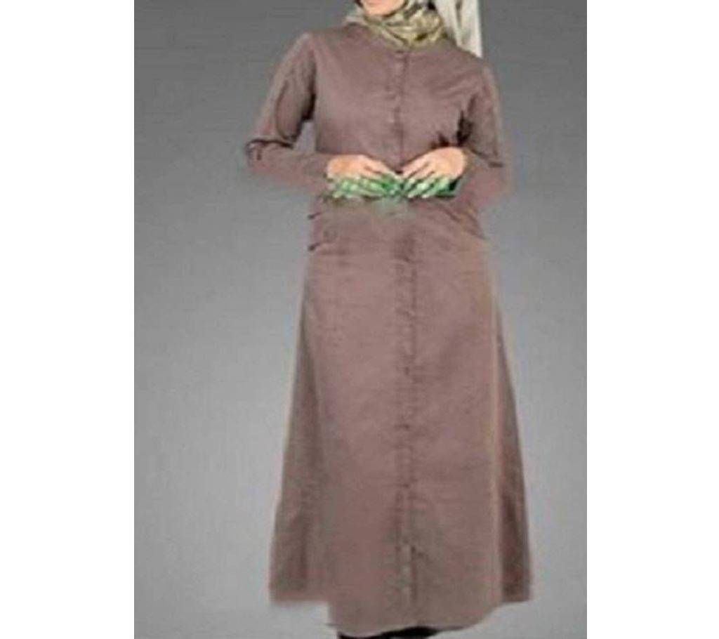 Light Coffee Thai Cotton Borka For Women