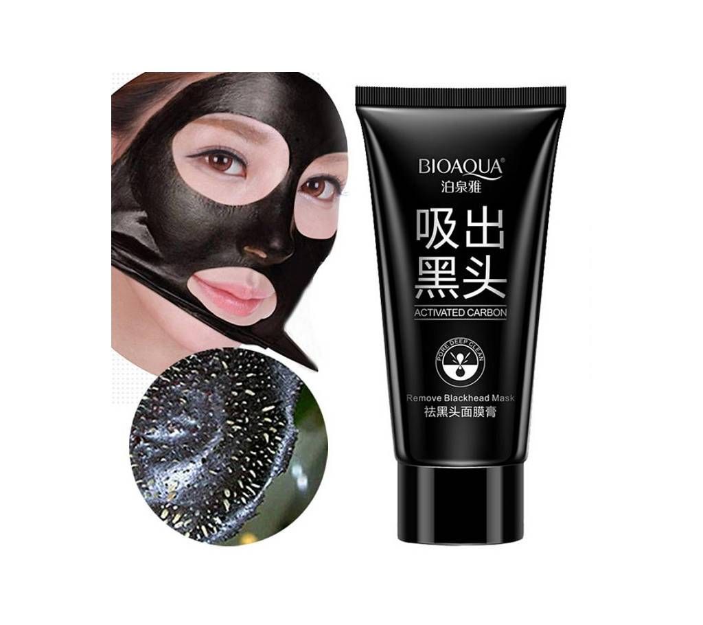 Bioaqua Activated Carbon Blackhead Mask, 60 gm, China