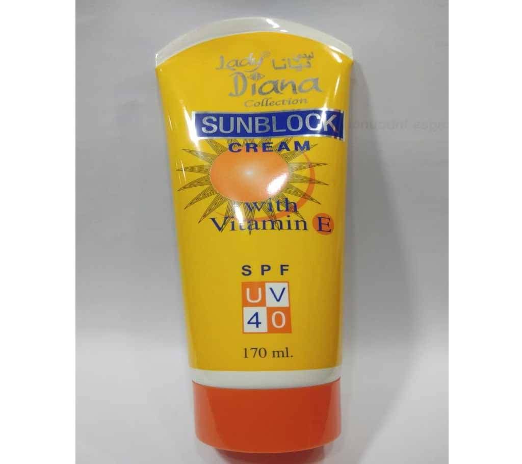 Lady diana sunblock cream 170 ml U. A. E.